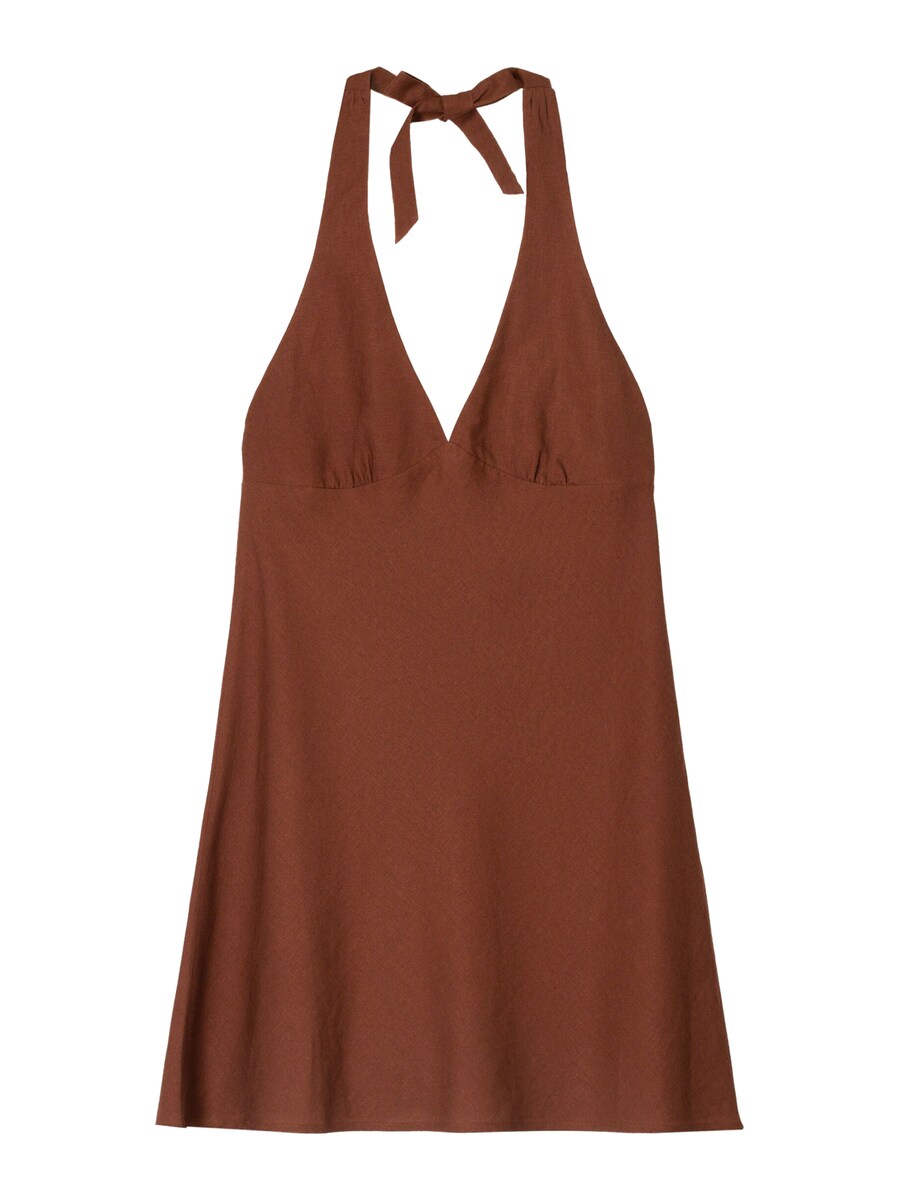 Платье Bershka, темно-коричневый
Платье Bershka, темно-коричневый