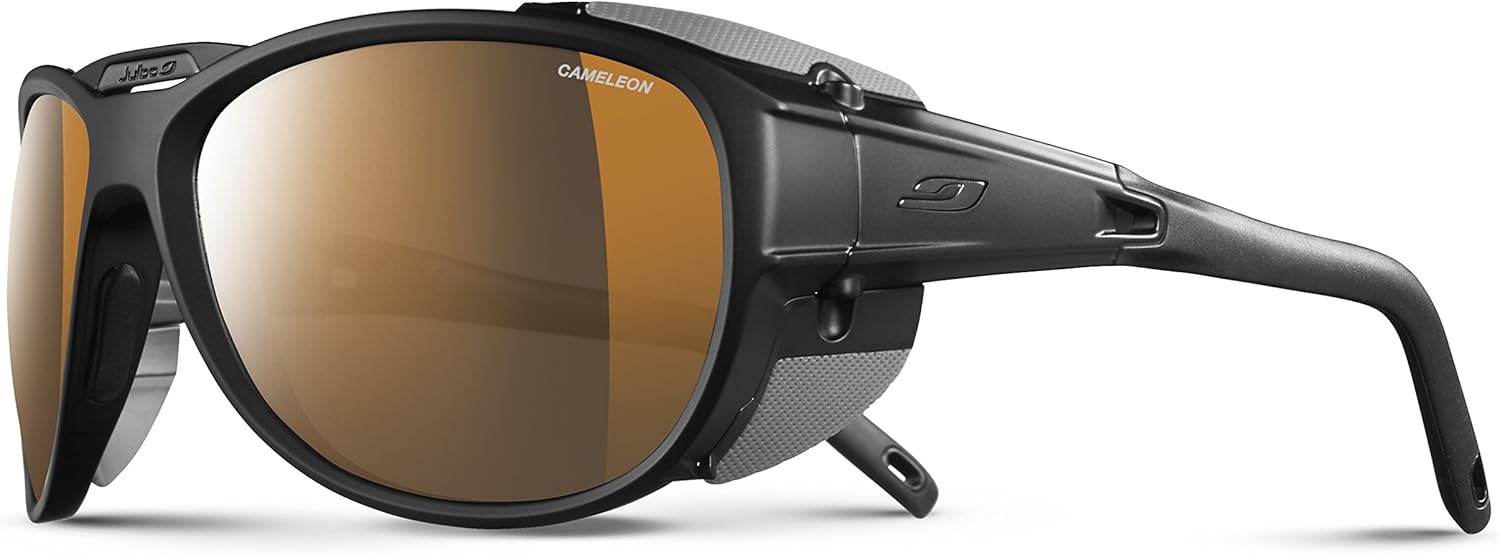 Очки Julbo Explorer 2.0 Glacier для мужчин и женщин со съемными боковыми щитками для походов, снега/бликов - 100% защита от УФ-излучения, Black Matte / Black Frame - Brown Lens (Reactiv 2-4 Polarized)
Очки Julbo Explorer 2.0 Glacier для мужчин и женщин со съемными боковыми щитками для походов, снега/бликов - 100% защита от УФ-излучения, Black Matte / Black Frame - Brown Lens (Reactiv 2-4 Polarized)