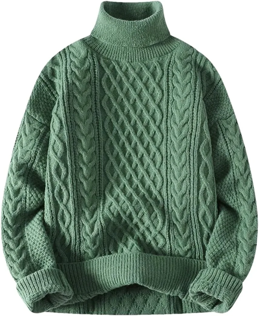 Мужской свитер-водолазка с рельефным узором Hdhdeueh
Мужской свитер-водолазка с рельефным узором Hdhdeueh