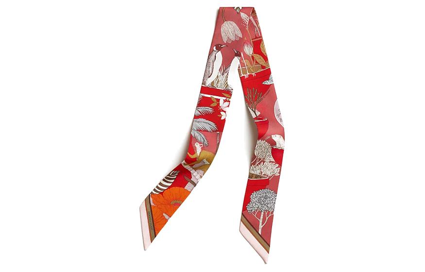 Шелковый шарф Mulberry Silk красный HERMES
Шелковый шарф Mulberry Silk красный HERMES