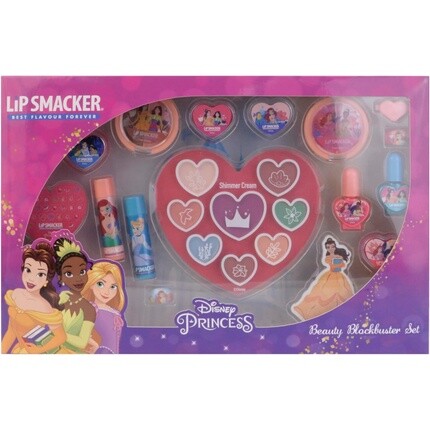 Lip Smacker Disney Princess Blockbuster Set Универсальный подарочный набор для макияжа для детей в стиле принцессы