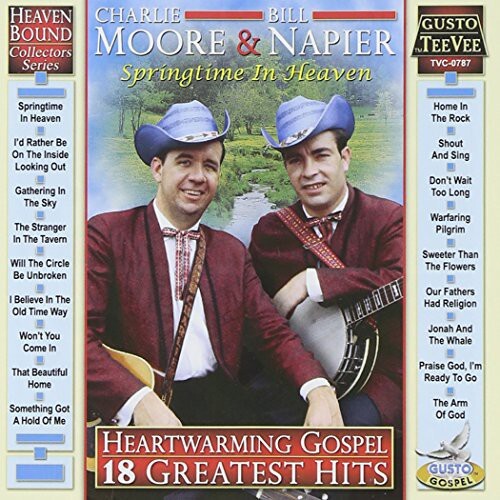 CD диск Moore, Charlie / Napier, Bill: Heartwarming Gospel: 18 Greatest Hits
CD диск Moore, Charlie / Napier, Bill: Heartwarming Gospel: 18 Greatest Hits
