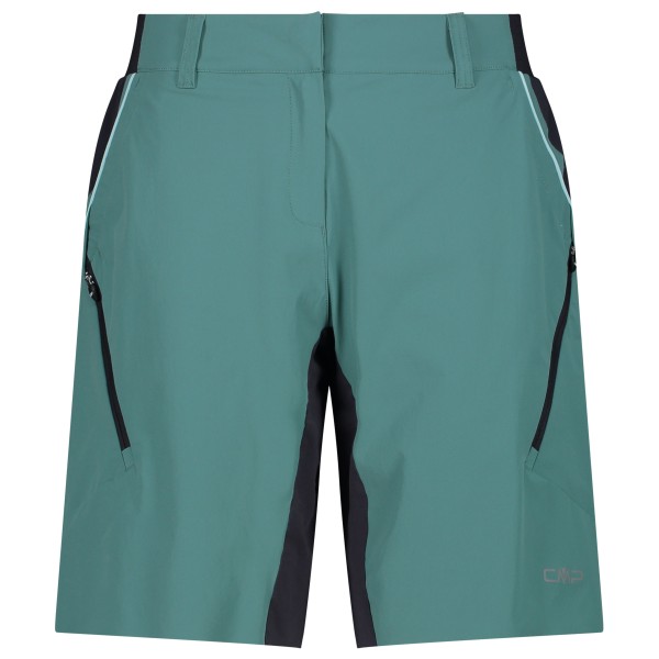 Женские бермуды для свободного катания на велосипеде + сетчатое нижнее белье - велосипедные шорты Cmp, Agave
Женские бермуды для свободного катания на велосипеде + сетчатое нижнее белье - велосипедные шорты Cmp, Agave