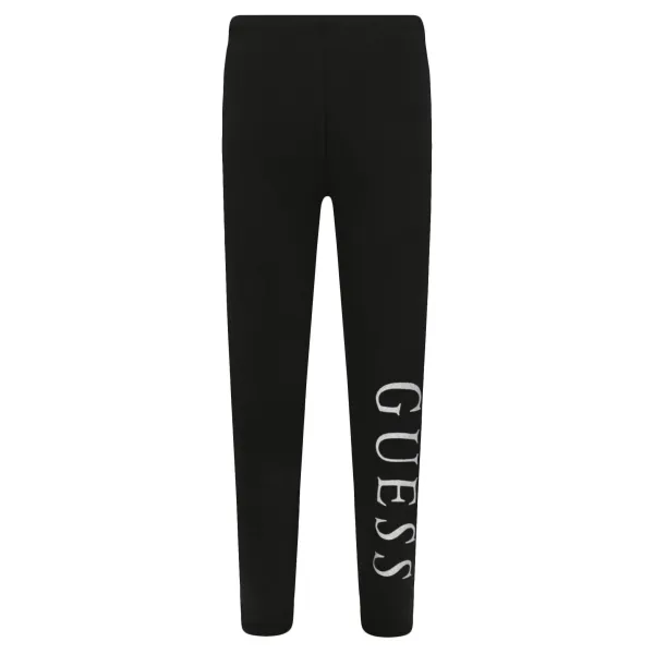 Леггинсы узкого кроя Guess, черный 
Леггинсы узкого кроя Guess, черный