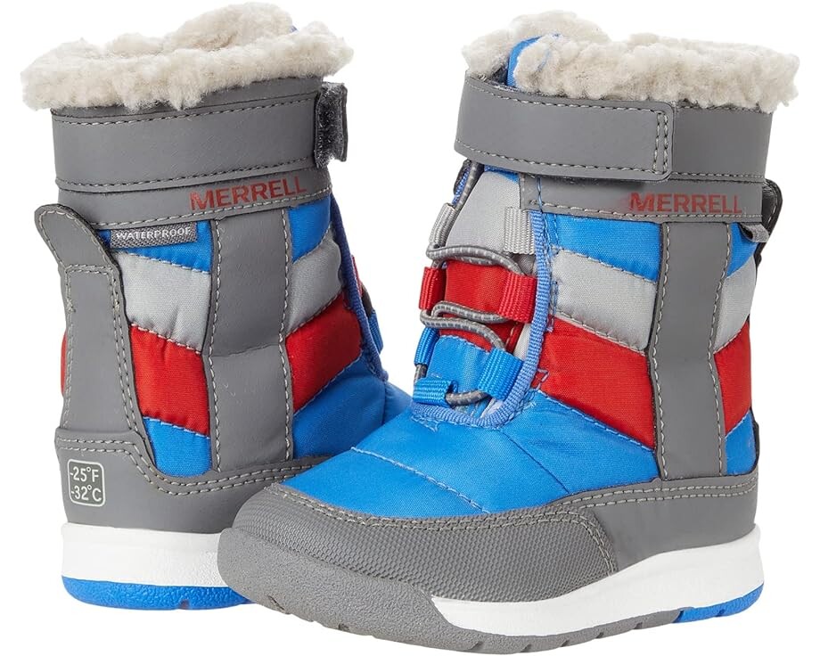 Ботинки Merrell Alpine Puffer Jr Waterproof, цвет Grey/Royal/Red
Ботинки Merrell Alpine Puffer Jr Waterproof, цвет Grey/Royal/Red