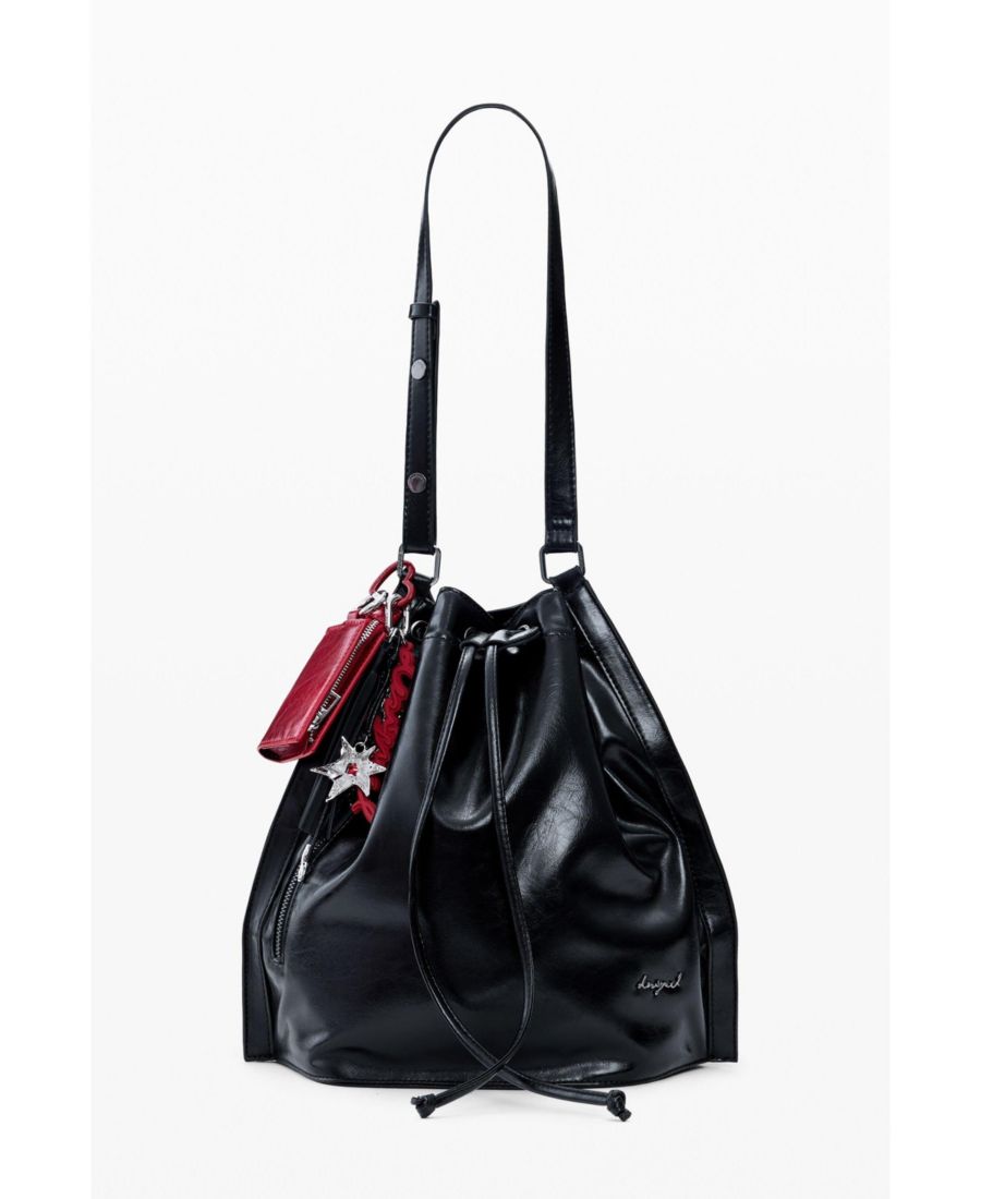 Женский блестящий рюкзак среднего размера Desigual, Black
Женский блестящий рюкзак среднего размера Desigual, Black