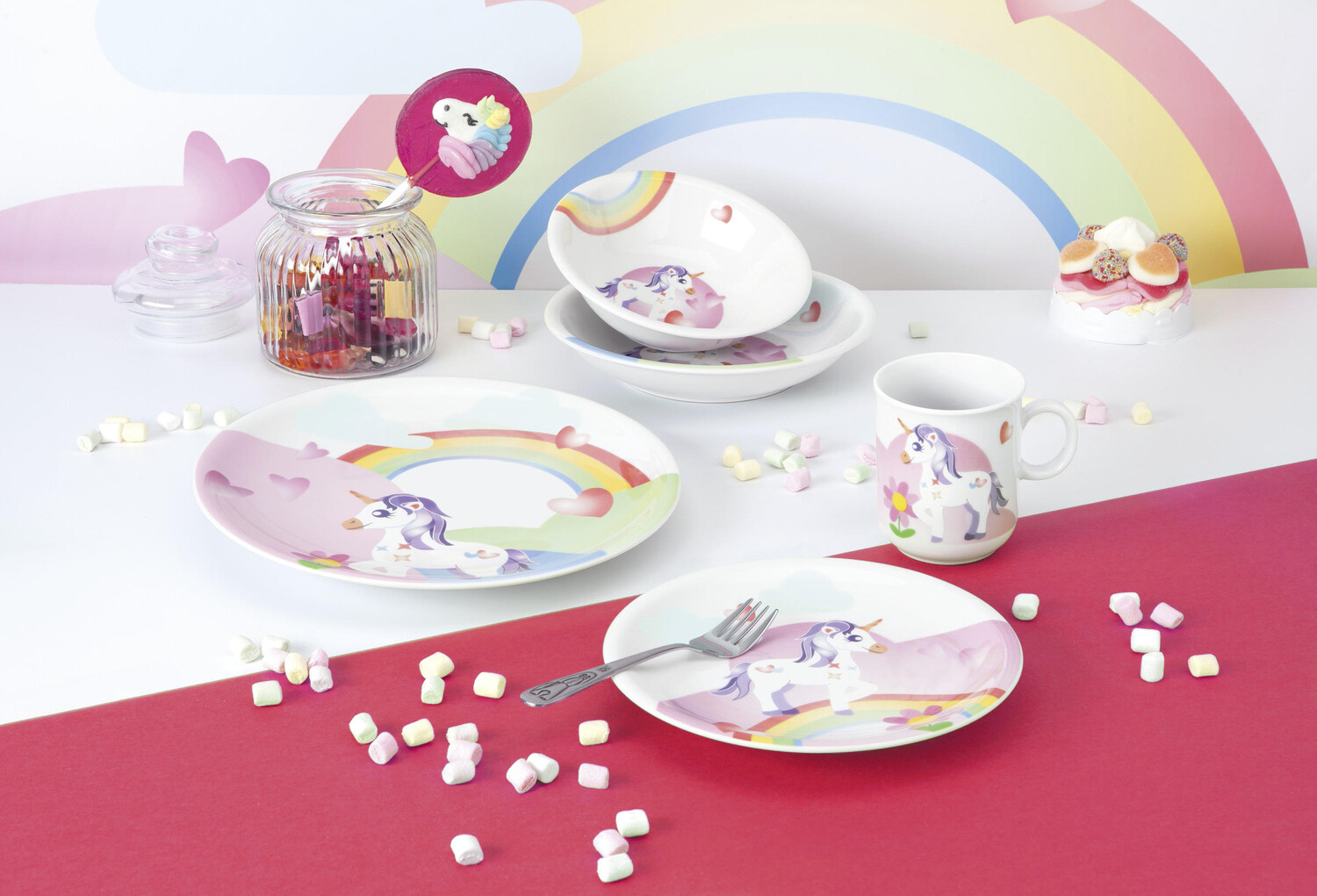 Набор детской посуды детские мечты фарфор 3 предм 3 предм Seltmann Weiden, розовый/белый
Набор детской посуды детские мечты фарфор 3 предм 3 предм Seltmann Weiden, розовый/белый