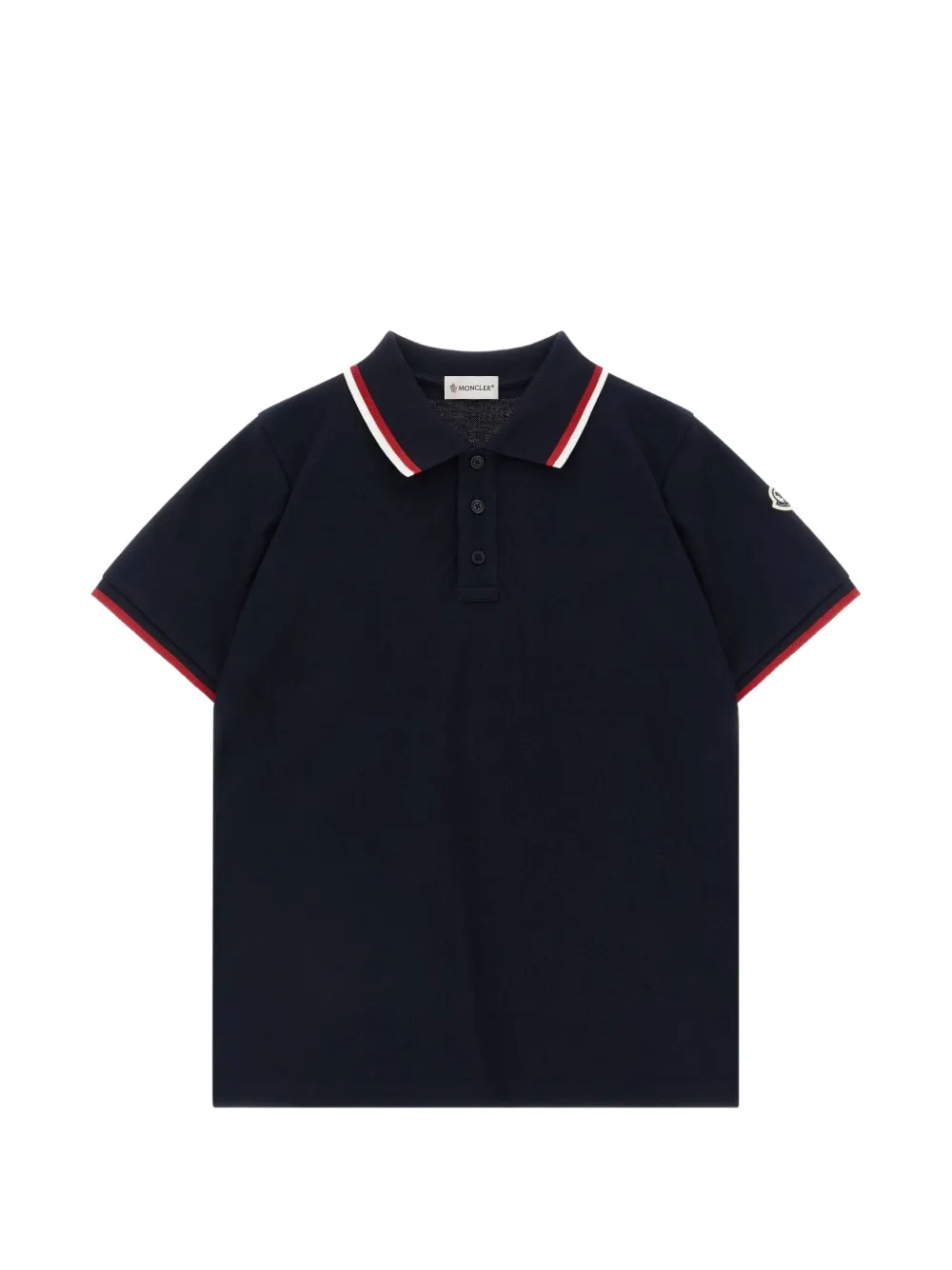 Рубашка поло с отделкой в полоску Moncler Enfant, синий
Рубашка поло с отделкой в полоску Moncler Enfant, синий