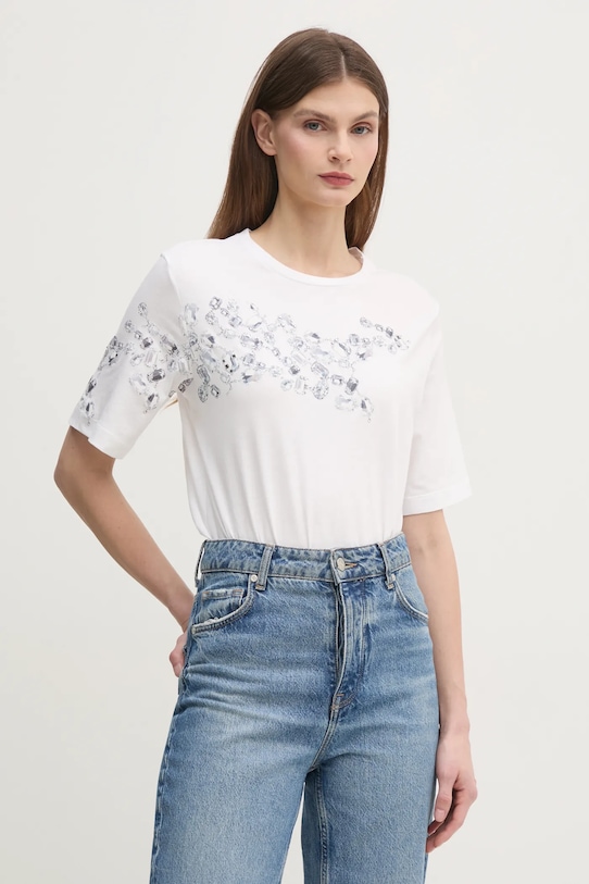 Хлопковая футболка Sisley, белый
Хлопковая футболка Sisley, белый