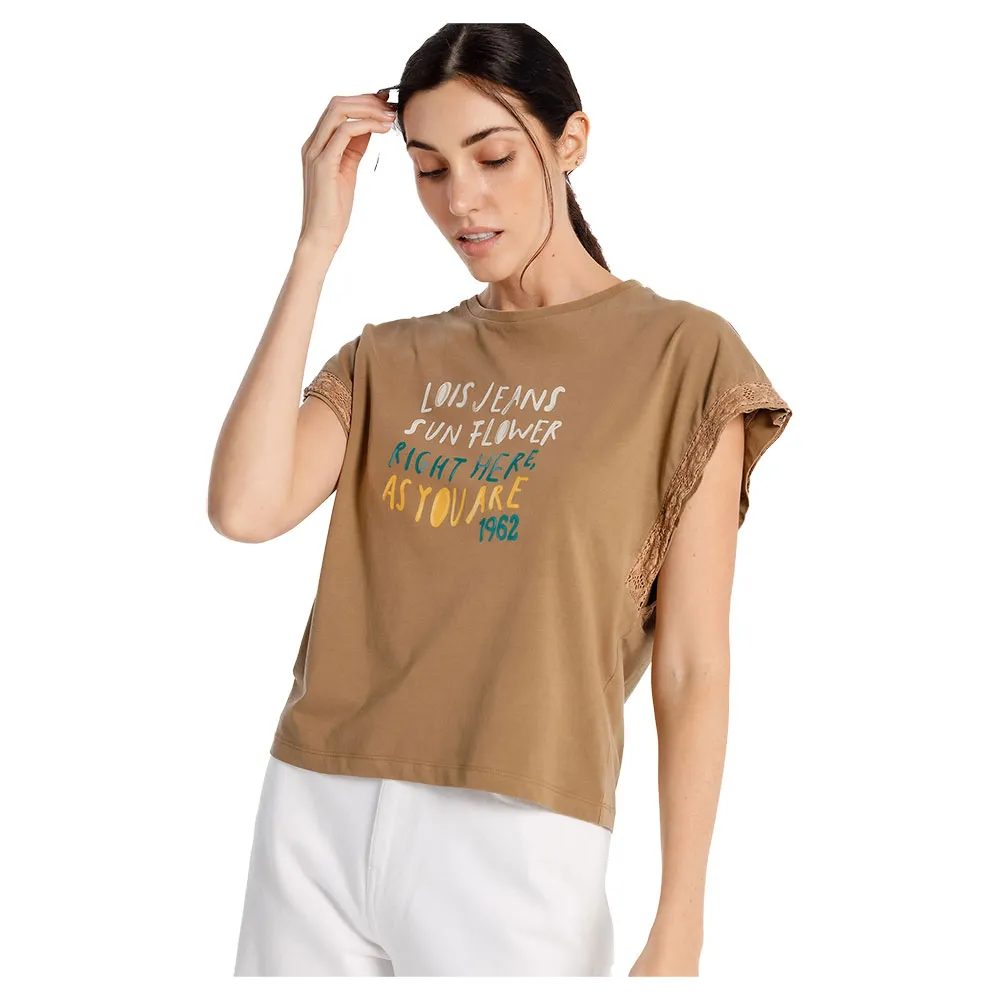 Футболка с коротким рукавом Lois Jeans 6862, коричневый
Футболка с коротким рукавом Lois Jeans 6862, коричневый