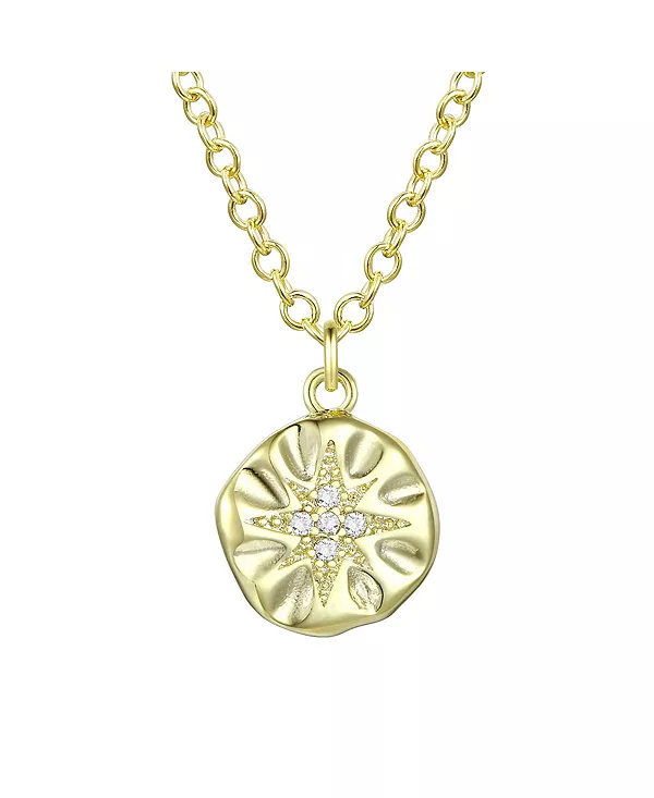Круглое ожерелье с подвеской, покрытой 14-каратным золотом и гравировкой из кубического циркония Rachel Glauber, gold
Круглое ожерелье с подвеской, покрытой 14-каратным золотом и гравировкой из кубического циркония Rachel Glauber, gold
