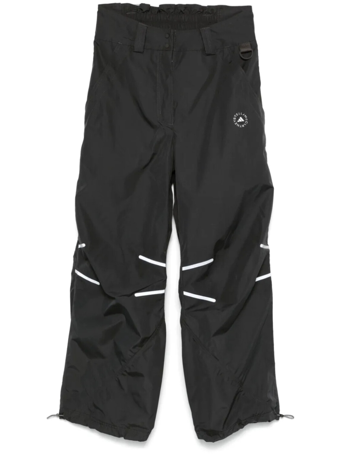 Adidas by Stella McCartney спортивные брюки широкого кроя, черный 
Adidas by Stella McCartney спортивные брюки широкого кроя, черный