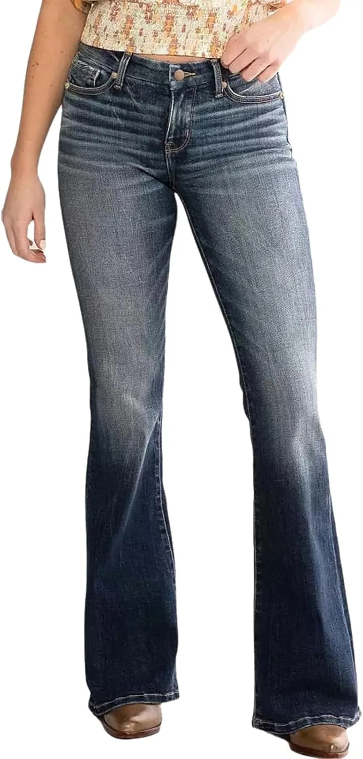 Женские джинсы 70s Vintage Bootcut Casual Mid Rise Distressed Stretch TACSTRUN
Женские джинсы 70s Vintage Bootcut Casual Mid Rise Distressed Stretch TACSTRUN