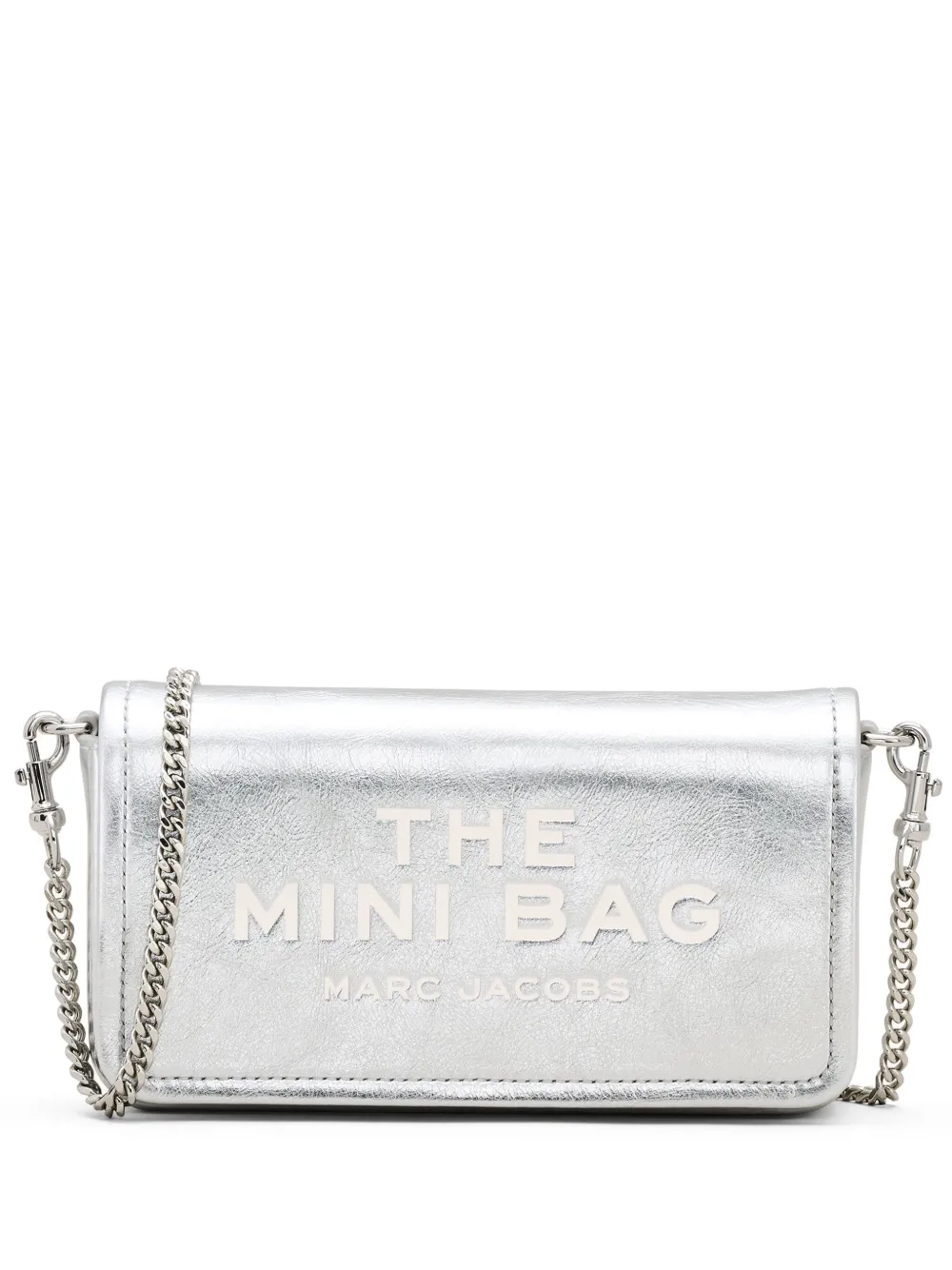 Сумка The Metallic Leather Chain Mini MARC JACOBS, серебяный
Сумка The Metallic Leather Chain Mini MARC JACOBS, серебяный
