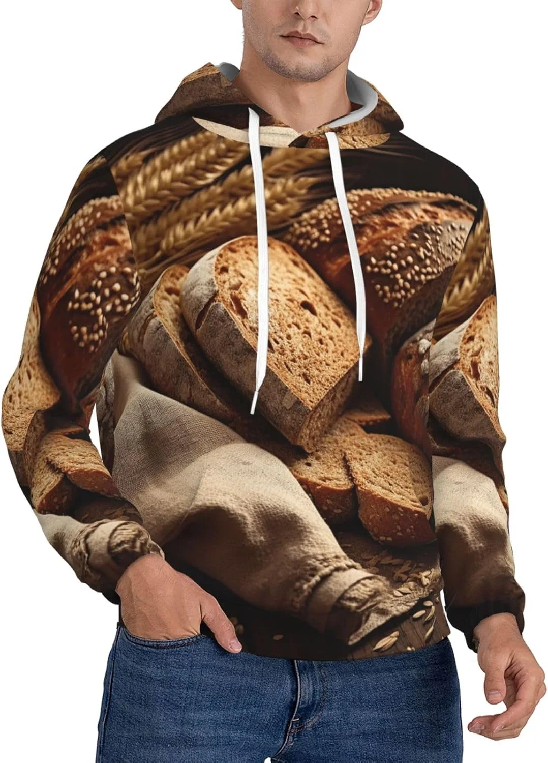 Мужская флисовая толстовка с капюшоном и карманами HJTRW
Мужская флисовая толстовка с капюшоном и карманами HJTRW