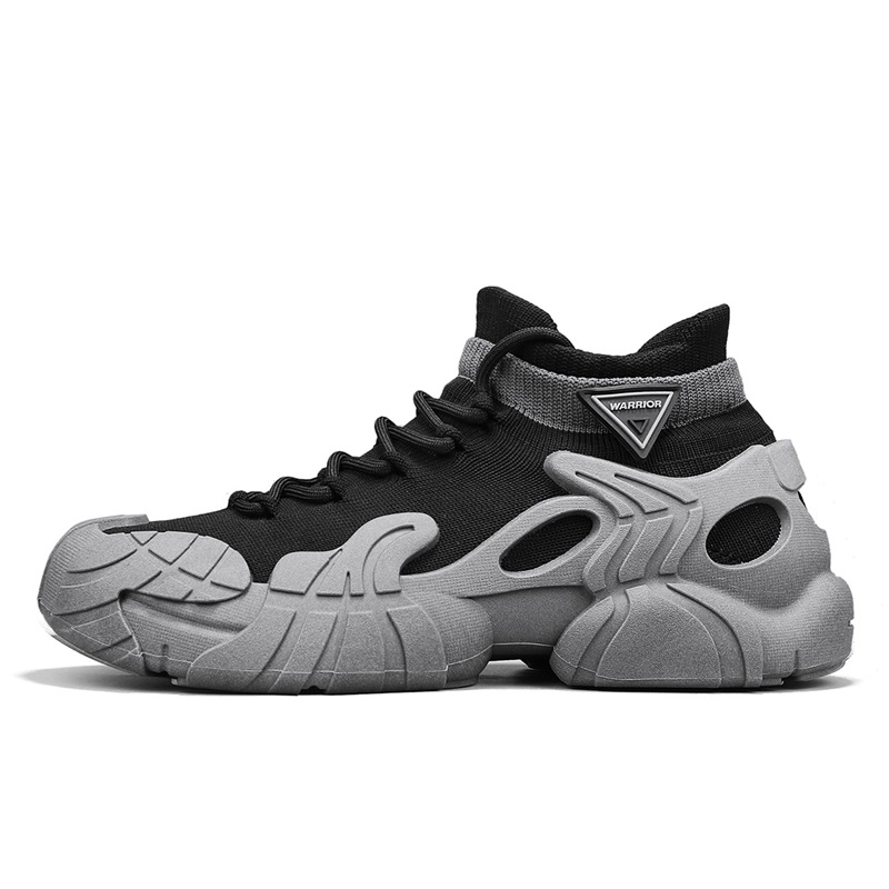 WARRIOR Антискользящие износостойкие полувысокие повседневные туфли мужские черно-серые, цвет Black/Gray
WARRIOR Антискользящие износостойкие полувысокие повседневные туфли мужские черно-серые, цвет Black/Gray