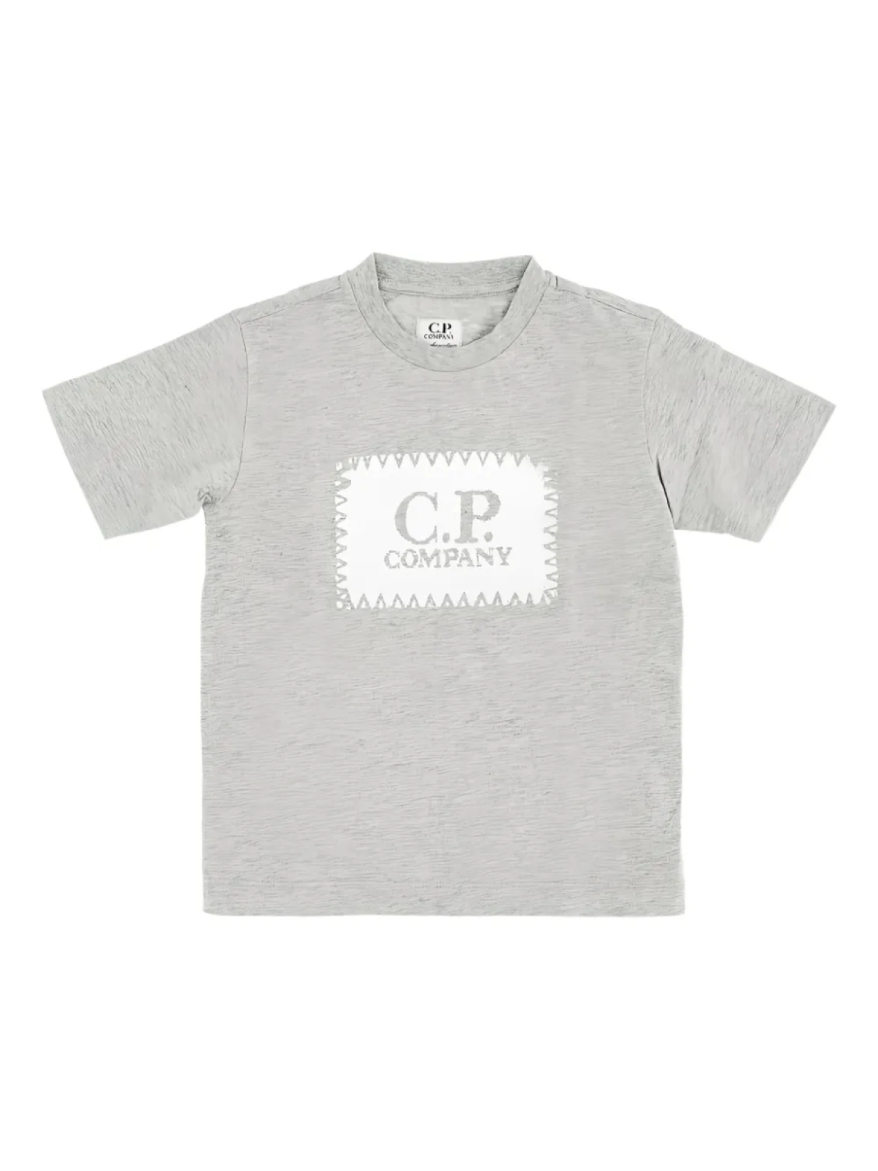 Футболка с логотипом CP Company Kids C.P. Company Kids, серый 
Футболка с логотипом CP Company Kids C.P. Company Kids, серый