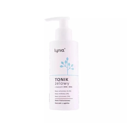 Гель-тонер с BHA и AHA кислотами 100 мл Lynia
Гель-тонер с BHA и AHA кислотами 100 мл Lynia