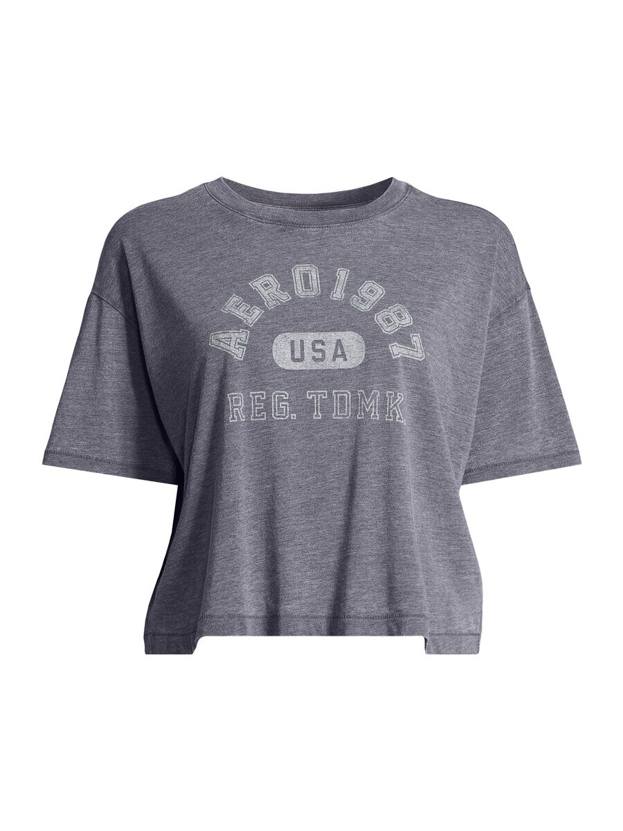 Футболка AÉROPOSTALE Shirt, цвет grey/light grey 
Футболка AÉROPOSTALE Shirt, цвет grey/light grey