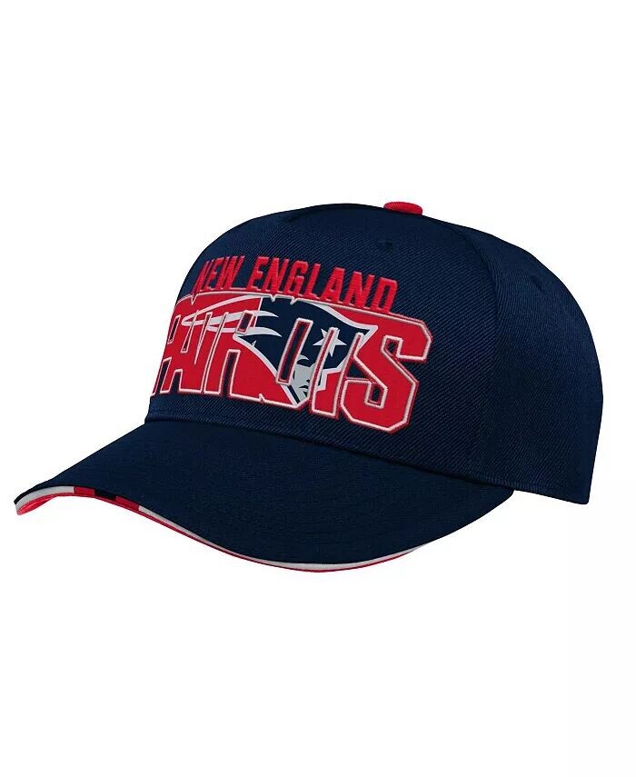 Трендовая кепка Snapback с предварительно изогнутой А-образной оправой Big Boys and Girls Navy New England Patriots Outerstuff, синий
Трендовая кепка Snapback с предварительно изогнутой А-образной оправой Big Boys and Girls Navy New England Patriots Outerstuff, синий