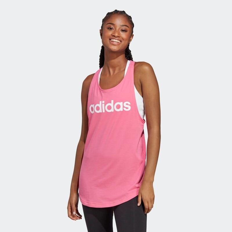 Женская майка без рукавов с логотипом и логотипом Loungewear Essentials Adidas, фуксия
Женская майка без рукавов с логотипом и логотипом Loungewear Essentials Adidas, фуксия