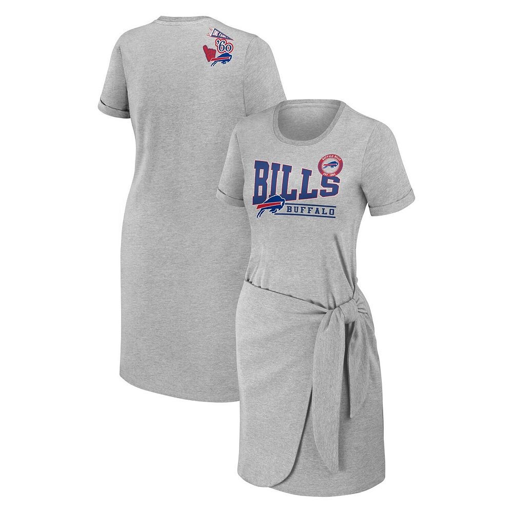 Женская одежда Erin Andrews Хизер Серое платье-футболка с узлом Buffalo Bills WEAR by Erin Andrews, цвет Bil Grey
Женская одежда Erin Andrews Хизер Серое платье-футболка с узлом Buffalo Bills WEAR by Erin Andrews, цвет Bil Grey