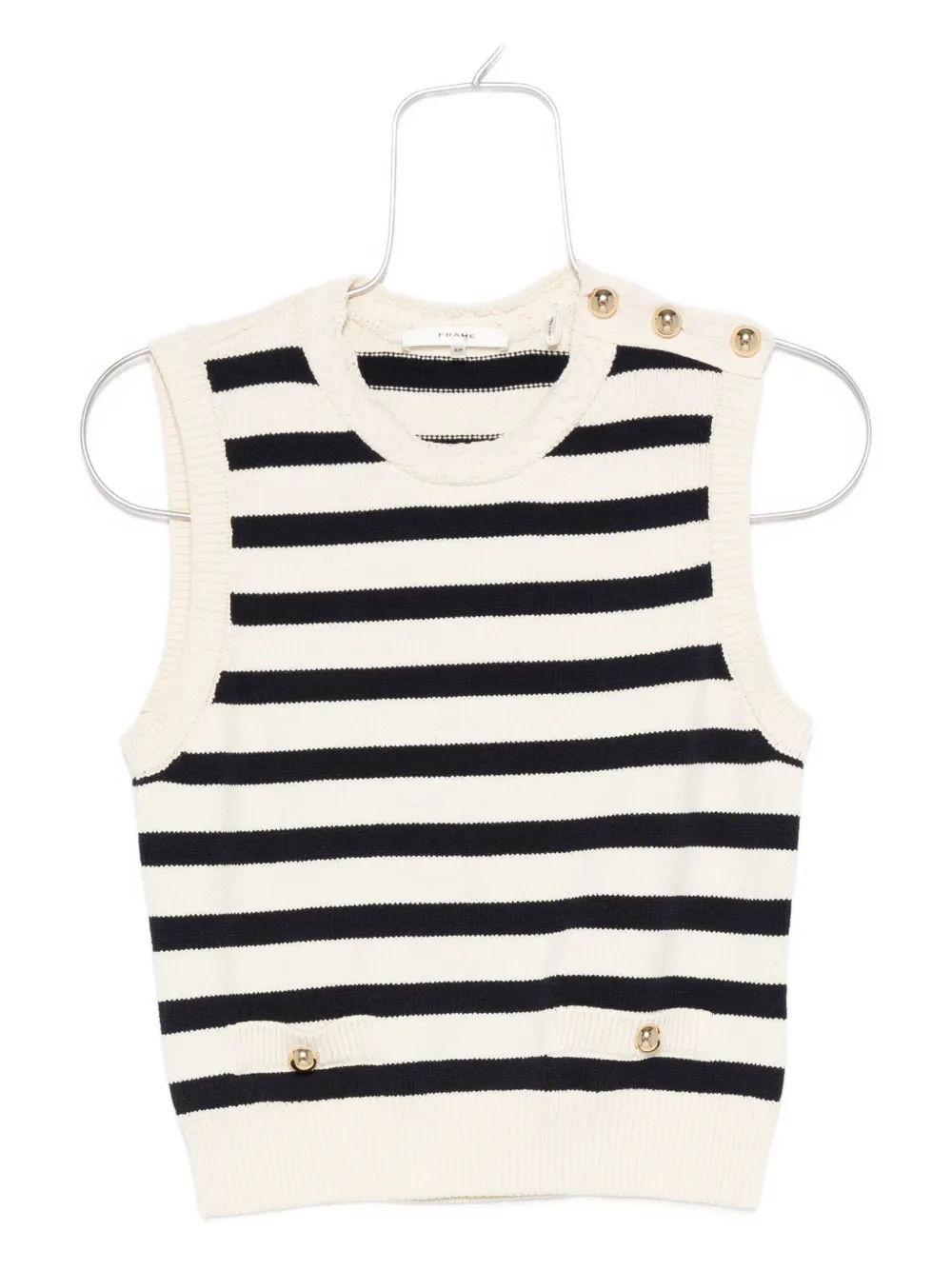 Жилет The Harbor в полоску FRAME, синий 
Жилет The Harbor в полоску FRAME, синий