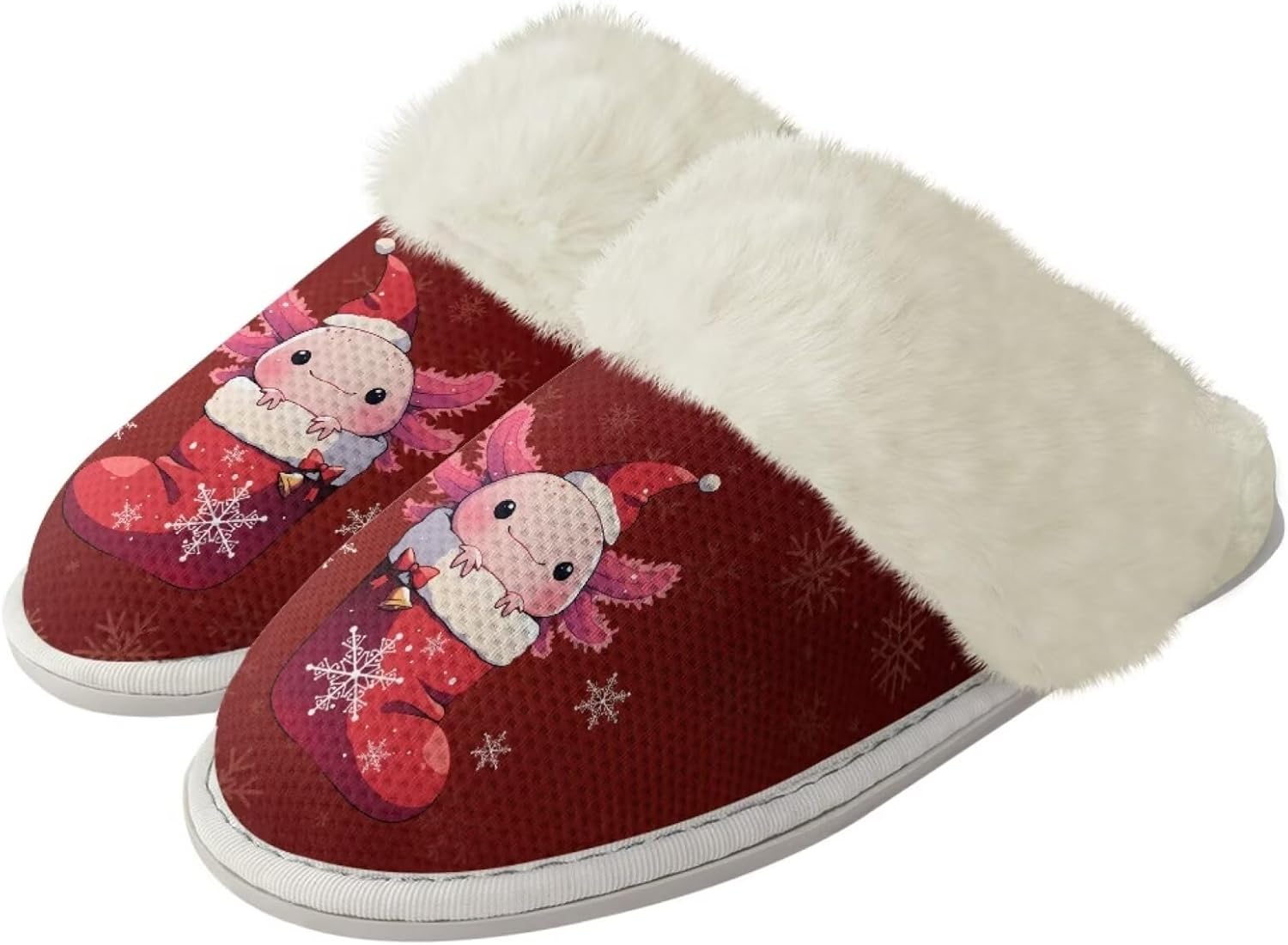 Женские и мужские теплые тапочки мягкие плюшевые домашние тапочки с противоскользящей подошвой, пушистым воротником, для спальни, для дома и улицы Jiquruby, Christmas Stockings Axolotl
Женские и мужские теплые тапочки мягкие плюшевые домашние тапочки с противоскользящей подошвой, пушистым воротником, для спальни, для дома и улицы Jiquruby, Christmas Stockings Axolotl