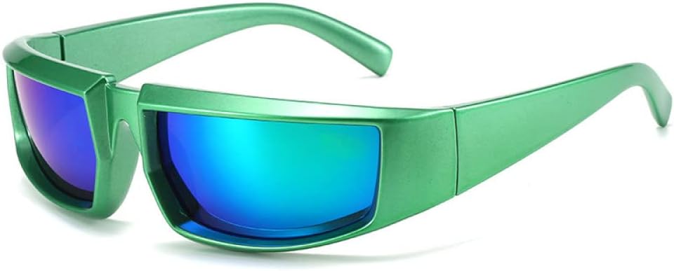 Спортивные солнцезащитные очки в стиле стимпанк, серебристые, для женщин, зеркальные, для мужчин, панк, унисекс, для активного отдыха, с защитой от УФ-излучения UV400 generic, Green
Спортивные солнцезащитные очки в стиле стимпанк, серебристые, для женщин, зеркальные, для мужчин, панк, унисекс, для активного отдыха, с защитой от УФ-излучения UV400 generic, Green
