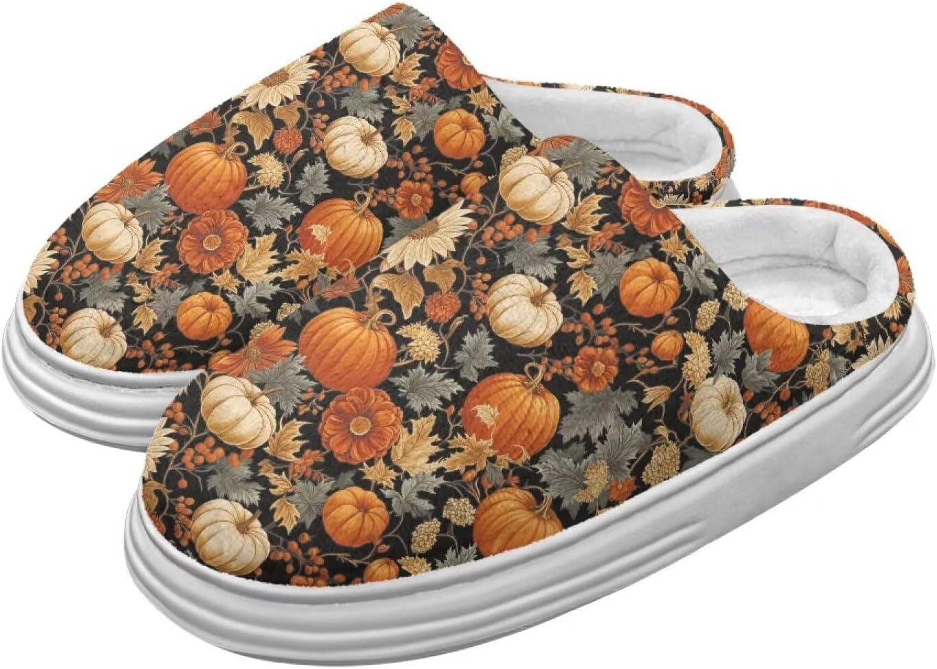 Тапочки Chririnla на День Благодарения для женщин и мужчин, мягкие, уютные, комфортные, плюшевые, легкие, без шнурков, для дома и улицы, с противоскользящей подошвой из EVA, Aesthetic Pumpkin
Тапочки Chririnla на День Благодарения для женщин и мужчин, мягкие, уютные, комфортные, плюшевые, легкие, без шнурков, для дома и улицы, с противоскользящей подошвой из EVA, Aesthetic Pumpkin