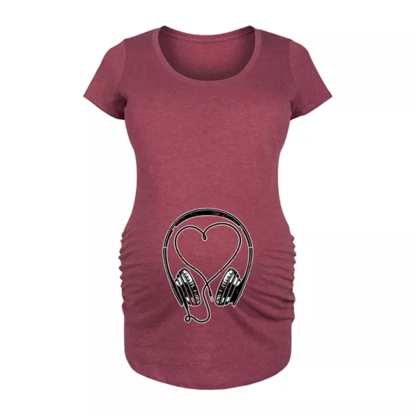 Футболка с наушниками для беременных и шнуром в форме сердца Unbranded, красный
Футболка с наушниками для беременных и шнуром в форме сердца Unbranded, красный