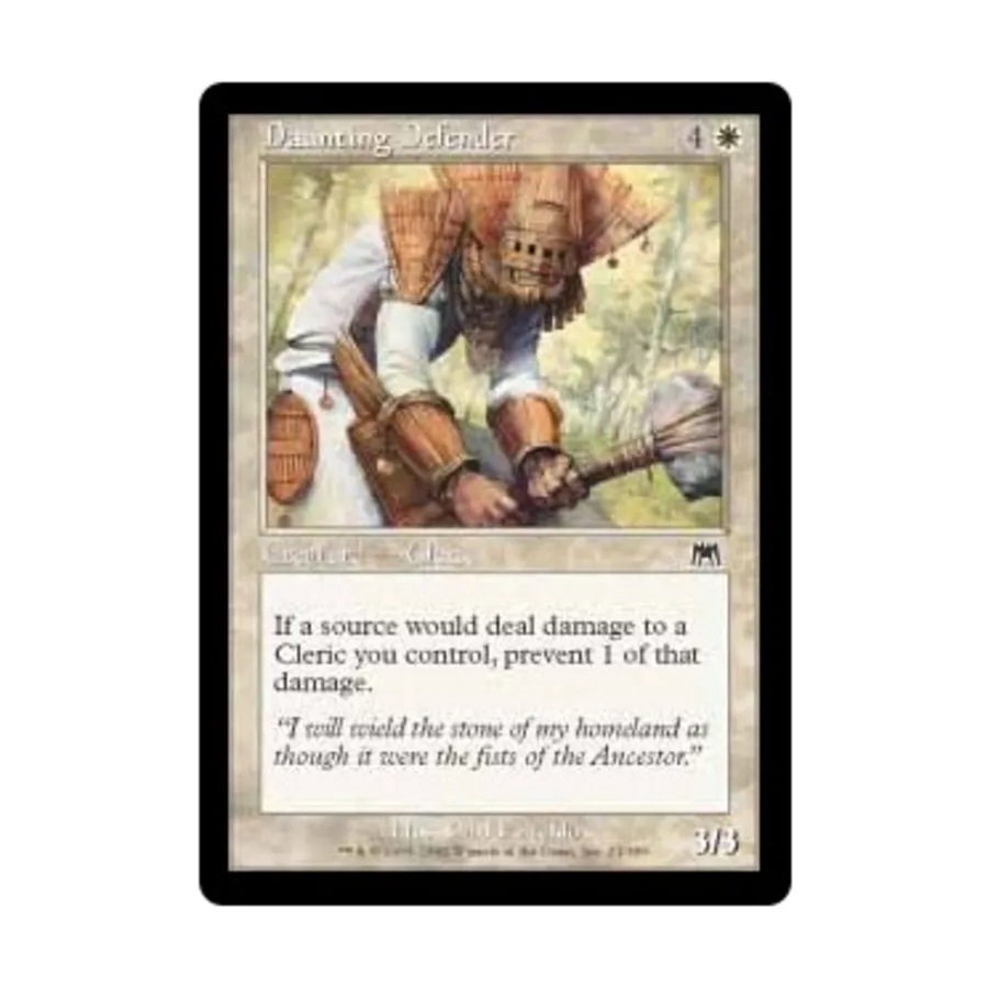 CCG Устрашающий защитник (C), MTG - Onslaught
CCG Устрашающий защитник (C), MTG - Onslaught