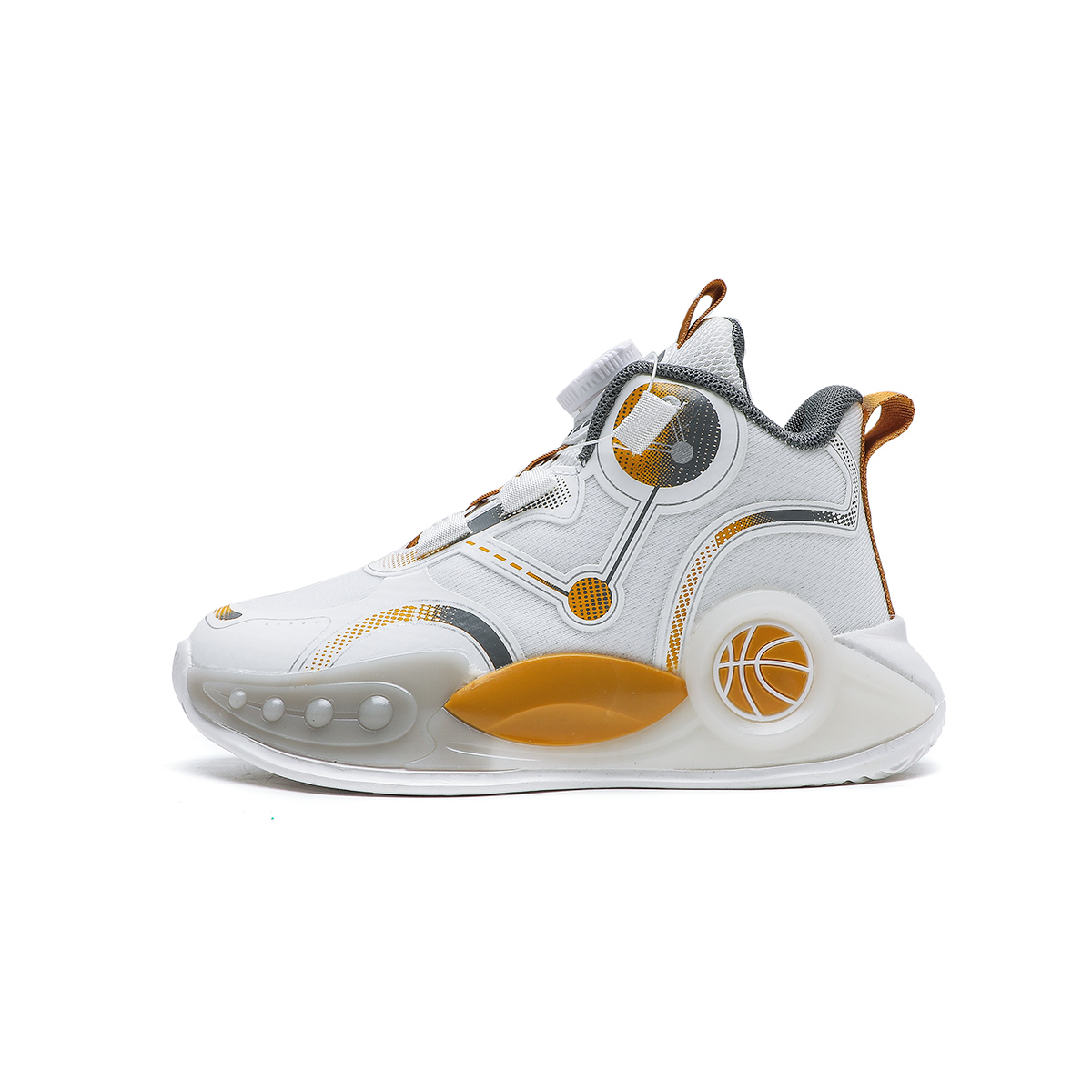 Детские баскетбольные кроссовки для детей IMAU, белый/золотой
Детские баскетбольные кроссовки для детей IMAU, белый/золотой