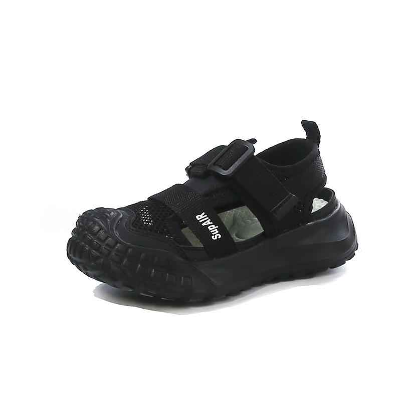 Дышащие низкие детские сандалии для детей от 3 до 7 лет TONYBEAR, черный 
Дышащие низкие детские сандалии для детей от 3 до 7 лет TONYBEAR, черный