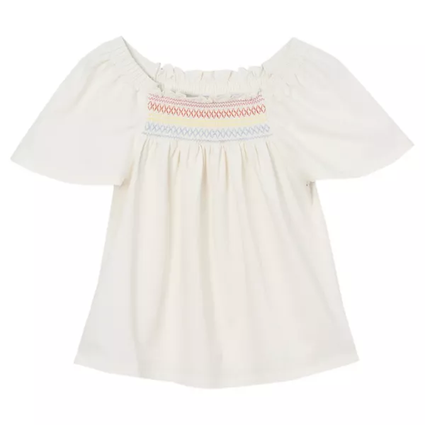 Топ-блуза с короткими рукавами для девочек 2–16 лет Lands' End, белый
Топ-блуза с короткими рукавами для девочек 2–16 лет Lands' End, белый