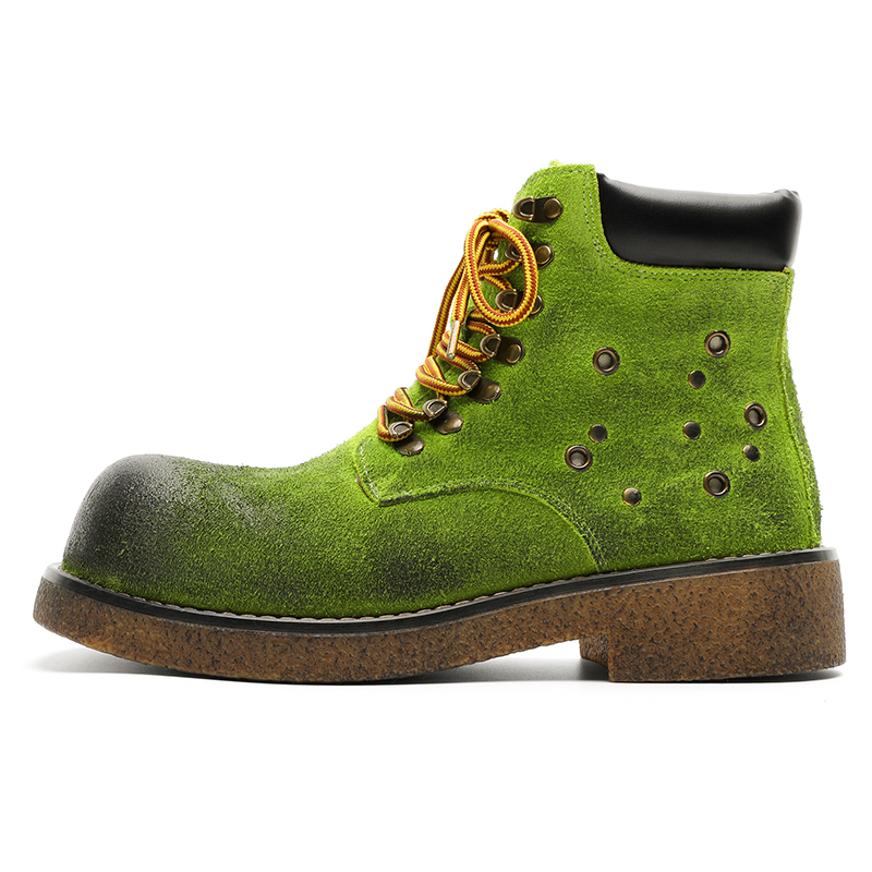 ZHENRAN Мужские ботинки Martin черно-зеленые, цвет Green
ZHENRAN Мужские ботинки Martin черно-зеленые, цвет Green