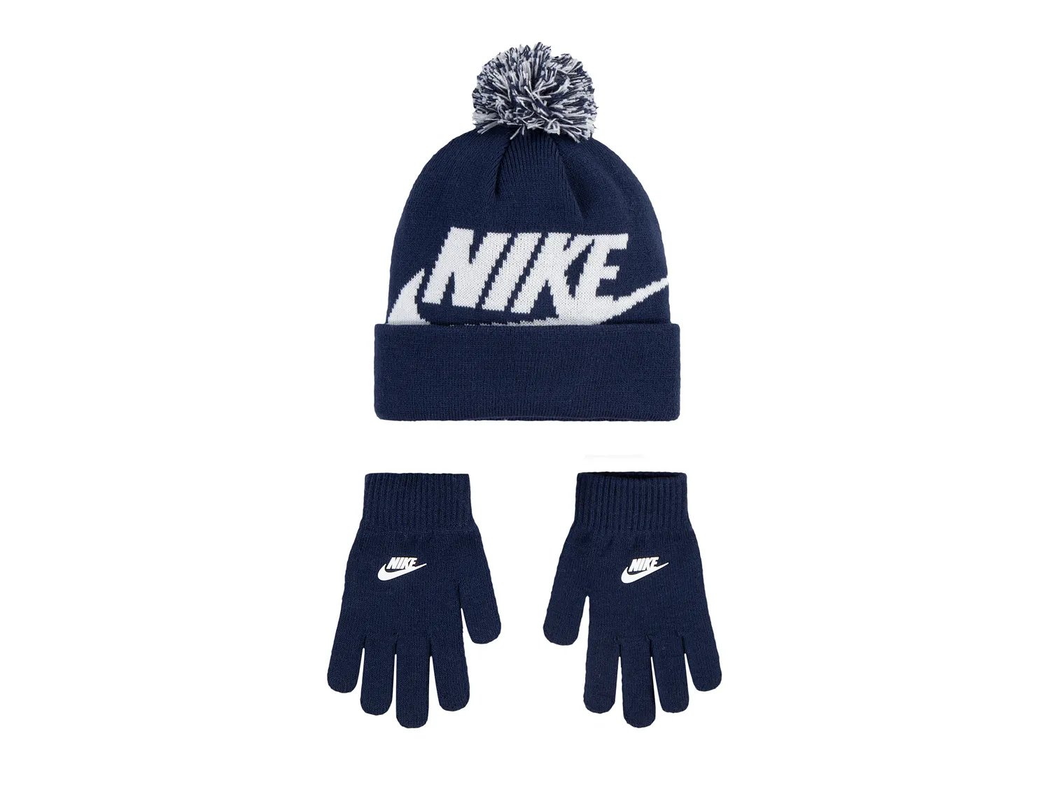 Перчатки Nike Swoosh Pom Beanie & Gloves, Midnight Blue
Перчатки Nike Swoosh Pom Beanie & Gloves, Midnight Blue