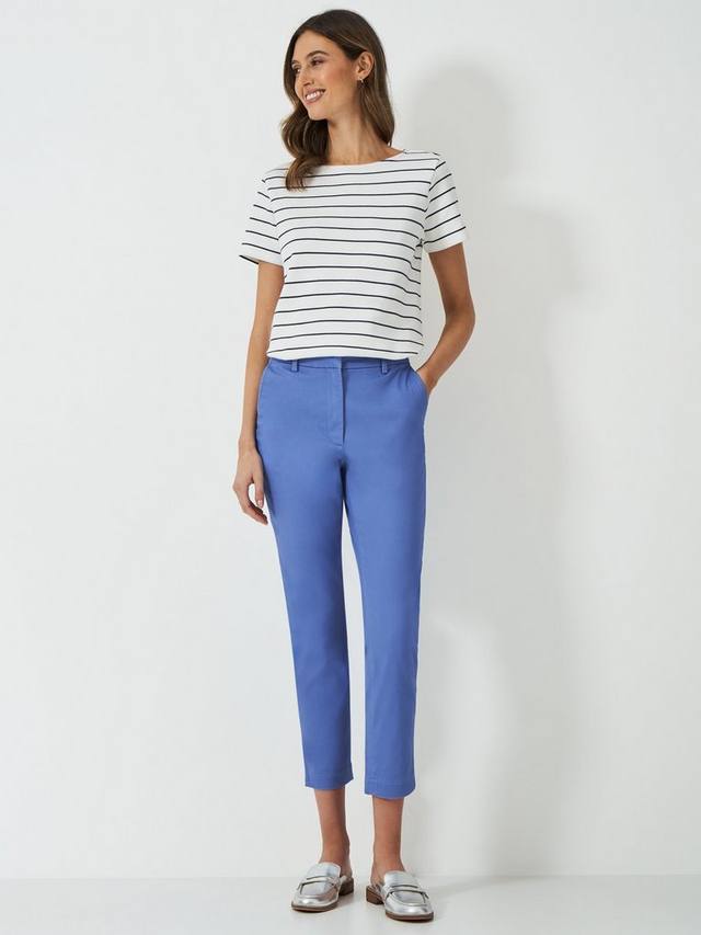 Хлопчатобумажные брюки капри Crew Clothing, светло-синий
Хлопчатобумажные брюки капри Crew Clothing, светло-синий