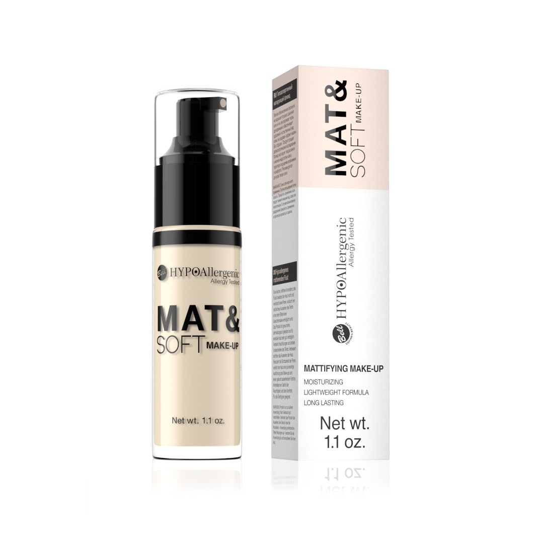 Тональный крем для лица mat & soft make - up Bell Hypo Allergenic, 01 - light beige, вес 30 гр.
Тональный крем для лица mat & soft make - up Bell Hypo Allergenic, 01 - light beige, вес 30 гр.