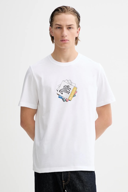 Хлопковая футболка Ps Paul Smith, белый
Хлопковая футболка Ps Paul Smith, белый
