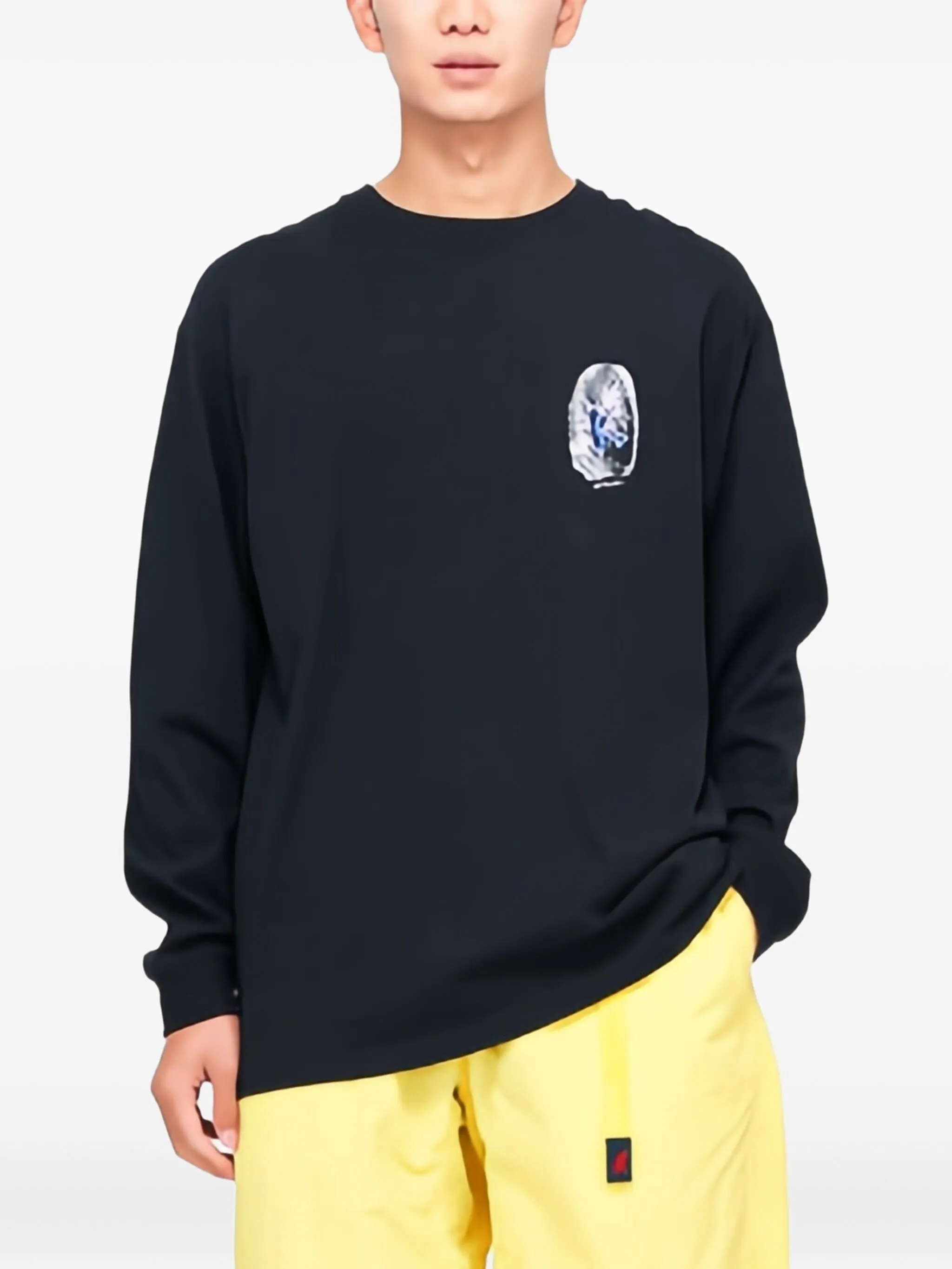 Футболка с длинными рукавами и графичным принтом Gramicci, черный
Футболка с длинными рукавами и графичным принтом Gramicci, черный