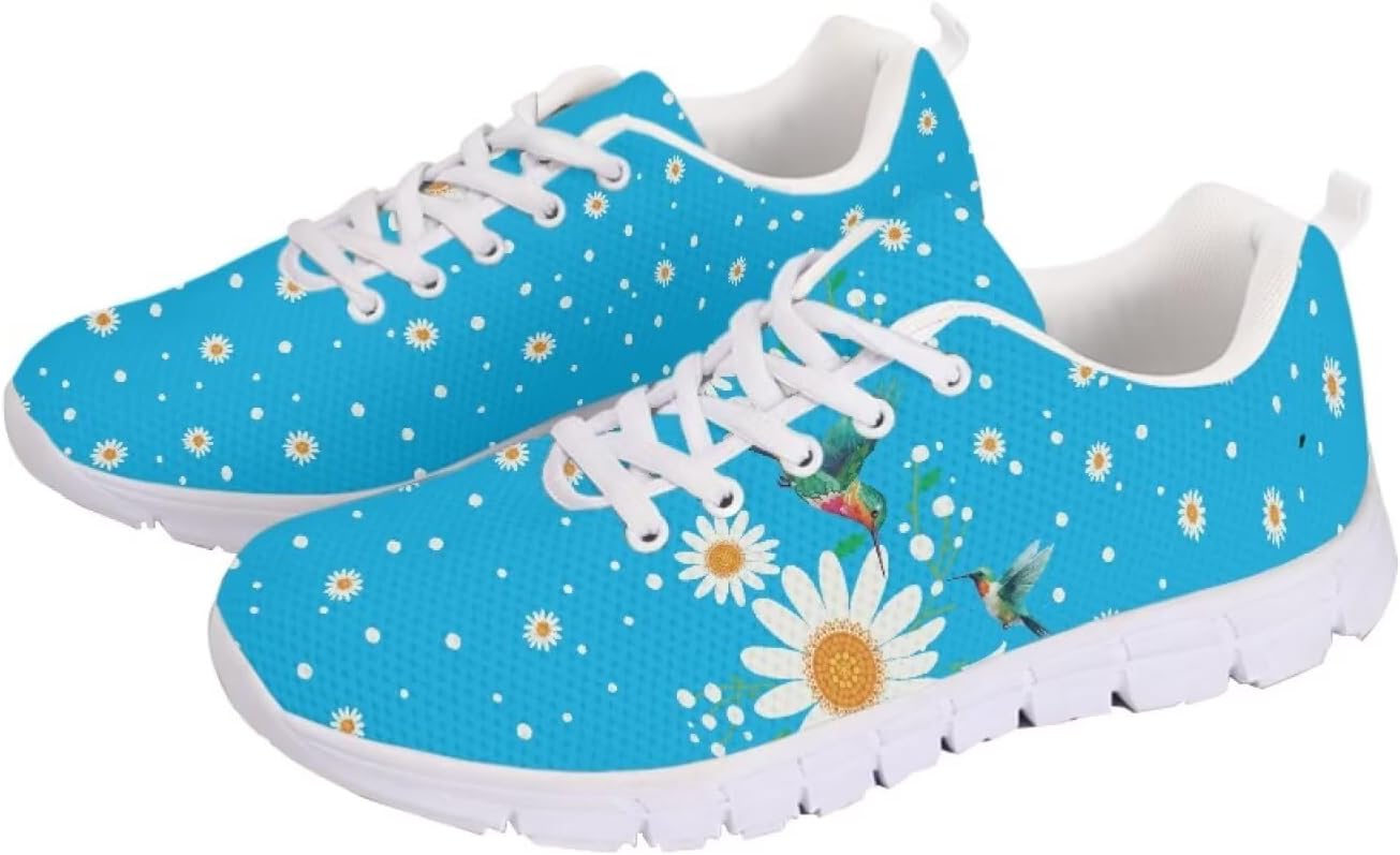 Женские кроссовки для ходьбы, удобные, с шнуровкой, модные, мужские, противоскользящие, для тенниса, бега и спорта Getelinseng, Hummingbird Daisy
Женские кроссовки для ходьбы, удобные, с шнуровкой, модные, мужские, противоскользящие, для тенниса, бега и спорта Getelinseng, Hummingbird Daisy