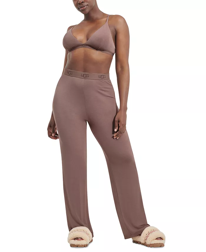 Женские пижамные брюки Britta с высокой талией и широкими штанинами UGG, коричневый
Женские пижамные брюки Britta с высокой талией и широкими штанинами UGG, коричневый