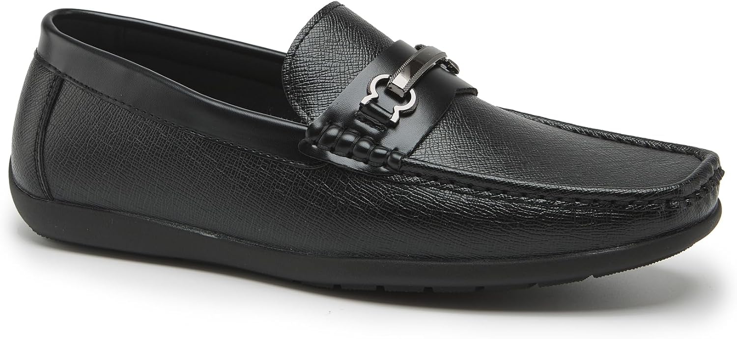 Мужские повседневные удобные мокасины для вождения из искусственной кожи, легкие, классические модные лоферы с пряжкой, слипоны, дышащие мокасины для вождения Generic, черный
Мужские повседневные удобные мокасины для вождения из искусственной кожи, легкие, классические модные лоферы с пряжкой, слипоны, дышащие мокасины для вождения Generic, черный