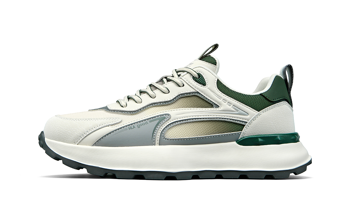 HLA Мужские повседневные кроссовки низкие бело-зеленые, цвет White Green
HLA Мужские повседневные кроссовки низкие бело-зеленые, цвет White Green