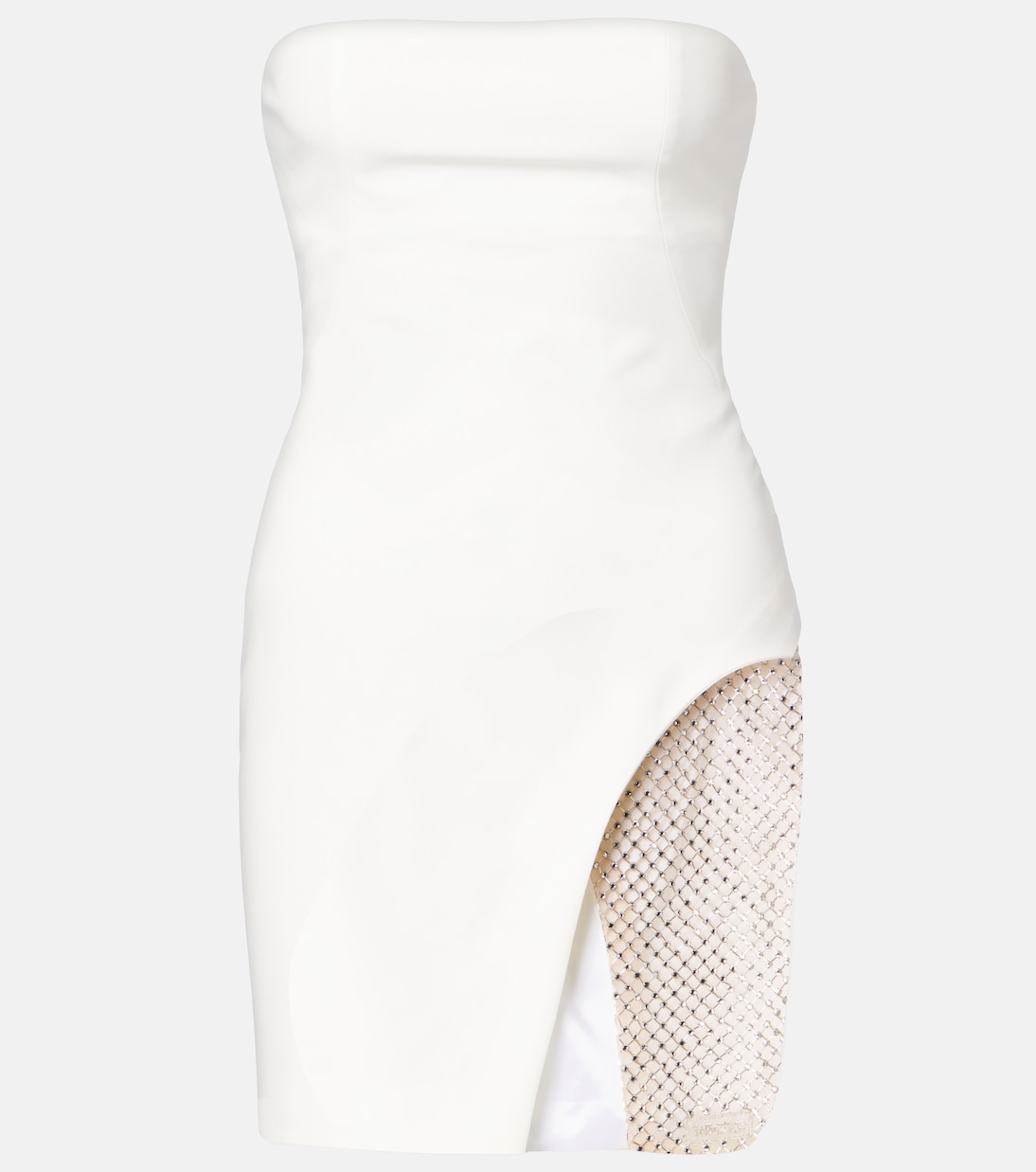 Мини-платье из кади без бретелек с декором The Attico, белый
Мини-платье из кади без бретелек с декором The Attico, белый