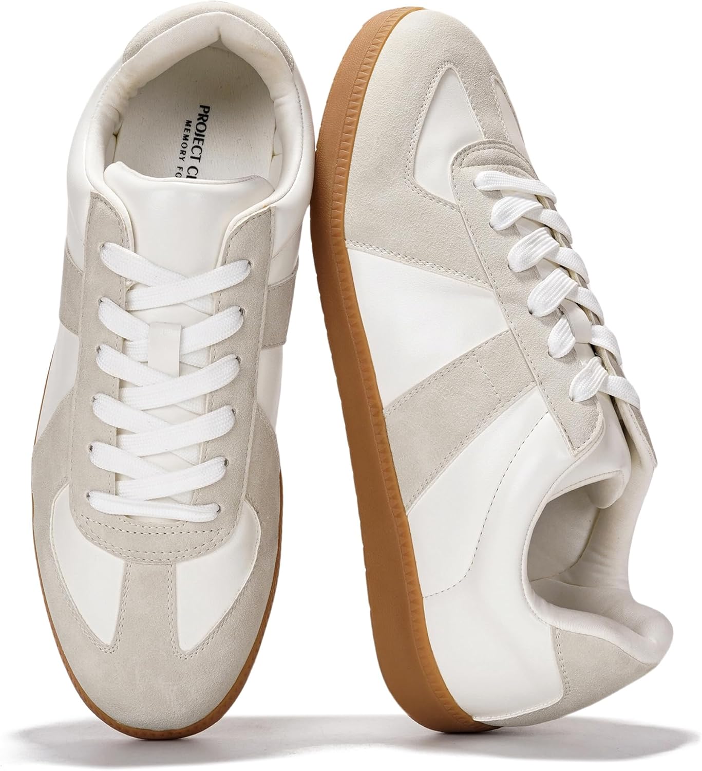 Кроссовки Project Cloud из кожзама для мужчин - стелька с эффектом памяти, противоскользящие повседневные мужские обувь - легкие модные кроссовки из веганской кожи (Jake), белый
Кроссовки Project Cloud из кожзама для мужчин - стелька с эффектом памяти, противоскользящие повседневные мужские обувь - легкие модные кроссовки из веганской кожи (Jake), белый