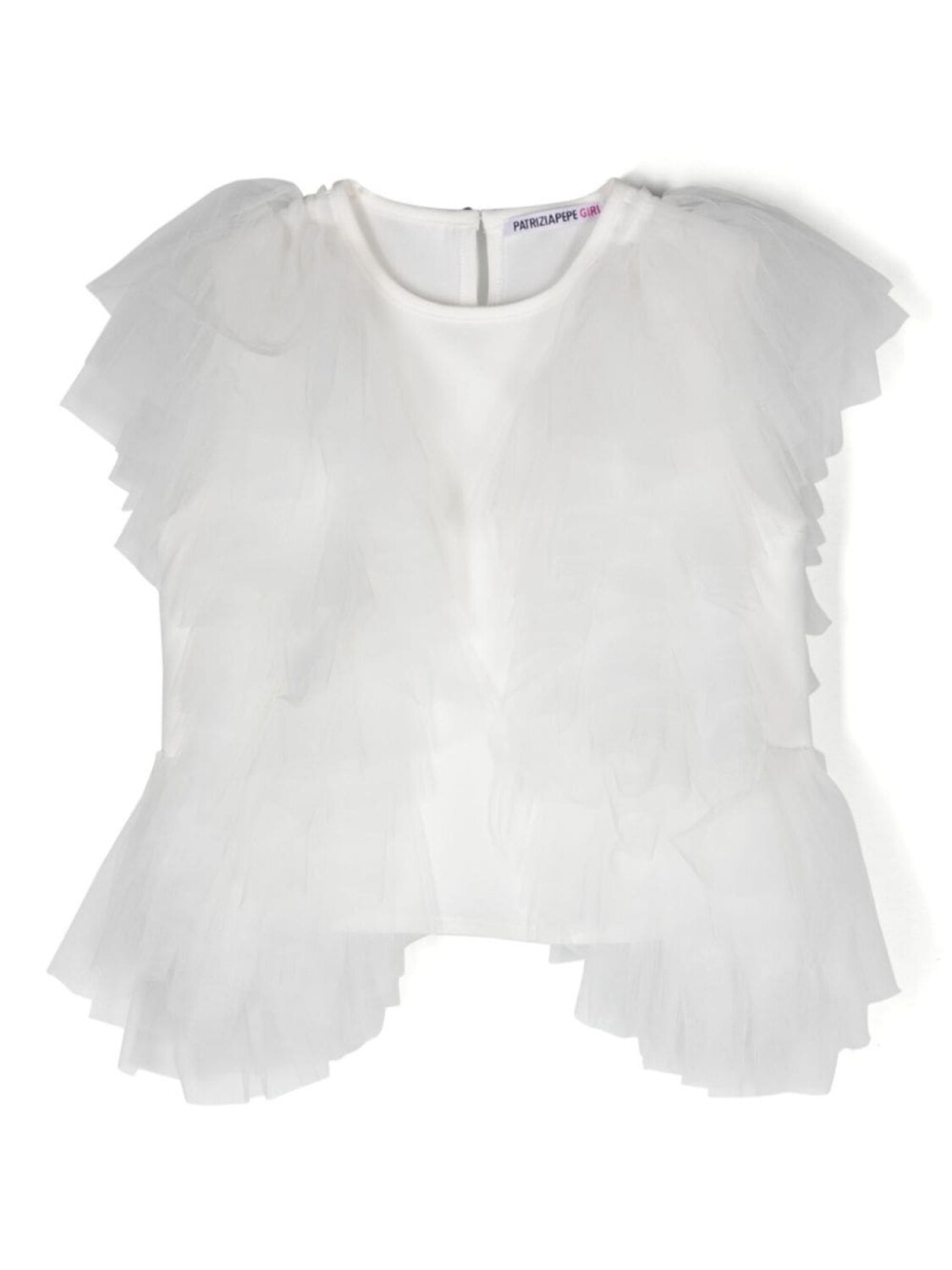 Patrizia Pepe girl блузка без рукавов с оборками, белый
Patrizia Pepe girl блузка без рукавов с оборками, белый
