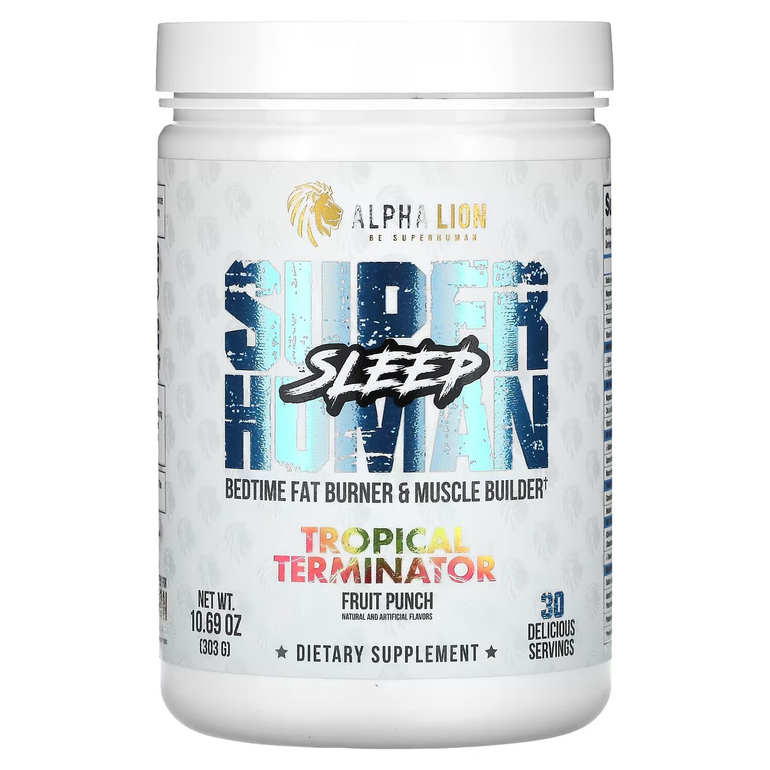 SuperHuman Sleep, Тропический терминатор, фруктовый пунш, 10,69 унций (303 г) Alpha Lion
SuperHuman Sleep, Тропический терминатор, фруктовый пунш, 10,69 унций (303 г) Alpha Lion