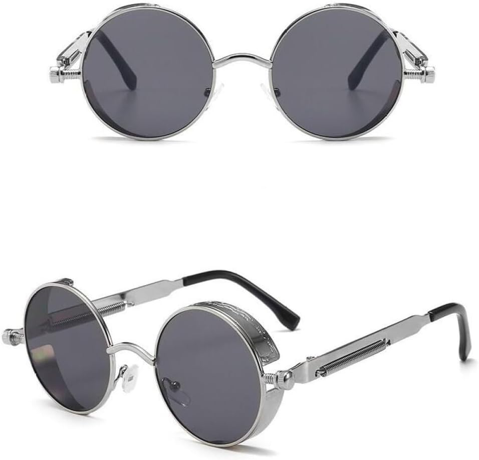 Солнцезащитные очки MUTYNE в классическом готическом стиле стимпанк для женщин, винтажные, в круглой металлической оправе, с защитой от УФ-излучения UV400 (женские и мужские), 5
Солнцезащитные очки MUTYNE в классическом готическом стиле стимпанк для женщин, винтажные, в круглой металлической оправе, с защитой от УФ-излучения UV400 (женские и мужские), 5